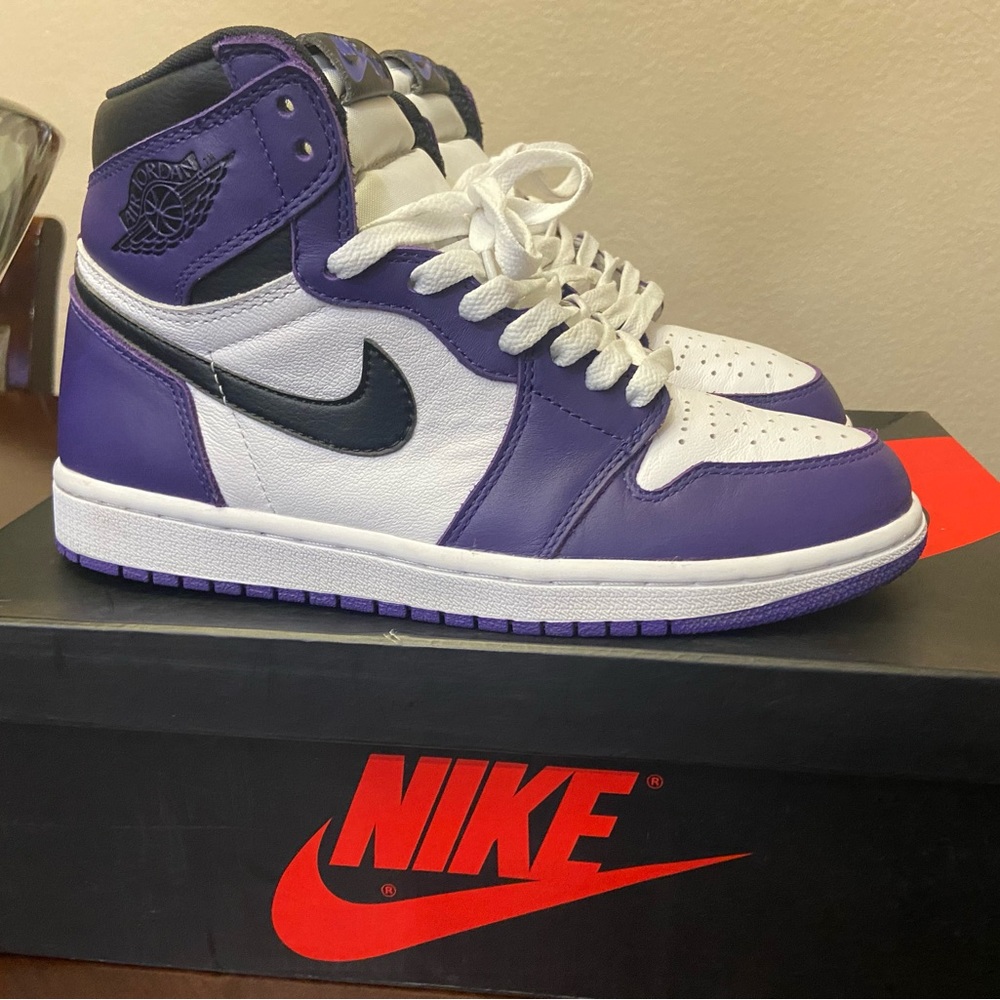 Jordan 1 court purple high 2.0